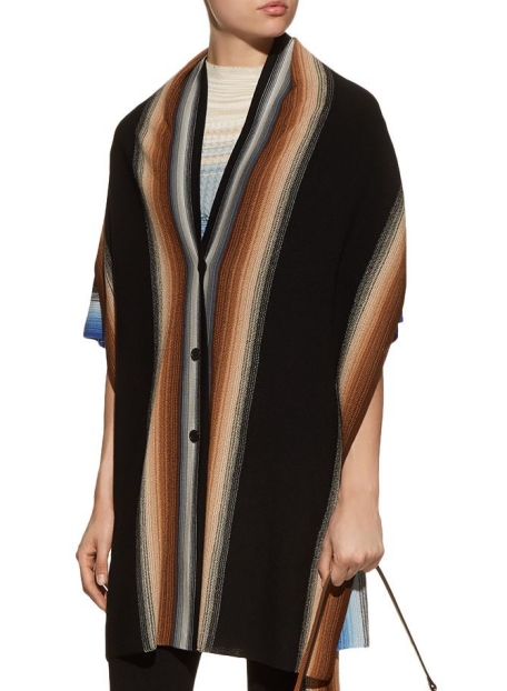 Missoni Striped Wool Long Cardigan