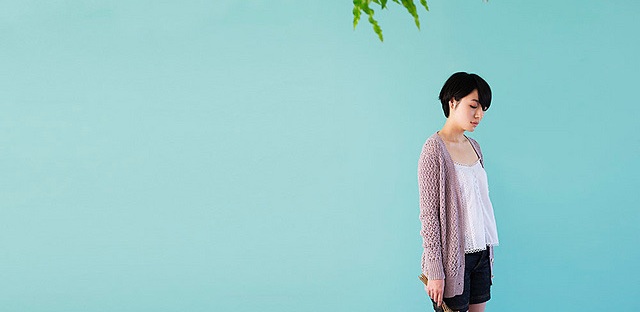 Long, all-over lace cardigan. Perfect for summer.